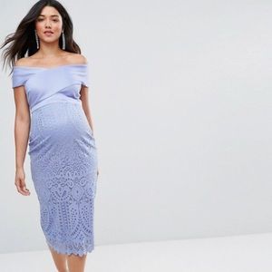 Asos size 6 maternity lace cocktail dress
